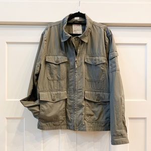 J. Crew Green Field Mechanic Utility Jacket XL